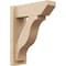Ekena Millwork 5 1/2-in W x 14-in D x 18-in H Funston Slat Rough Cedar Woodgrain TimberThane Outlooker, Primed Tan OUTUR055X14X18FST24RCPR - alternate 1